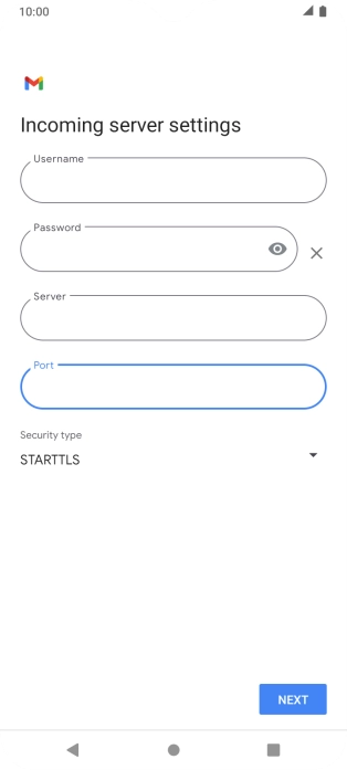 Press the drop down list below 