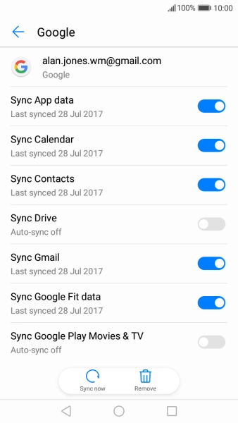 Press the Home key to return to the home screen.