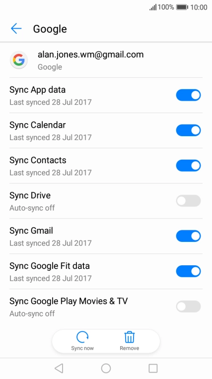 Press the Home key to return to the home screen.