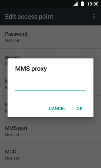 Key in 10.202.002.060 and press OK.