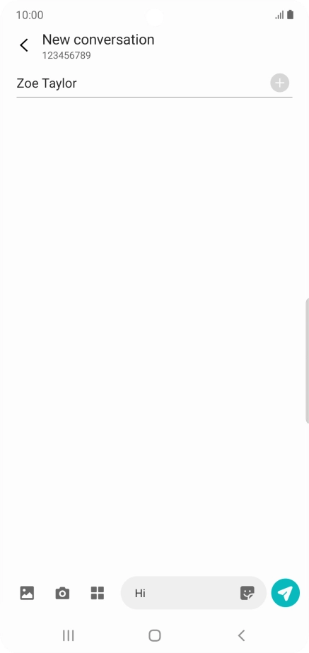 Press the picture icon.