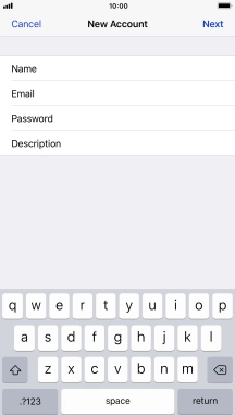 Press Description and key in the required name.