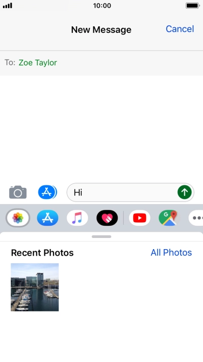Press All Photos and go to the required folder.