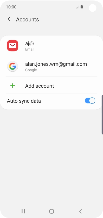 Press the Home key to return to the home screen.