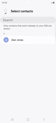 Press the field above 