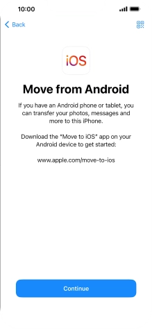 To transfer content to your phone, you need to install the app 