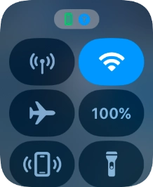 Press the flight mode icon to turn the function on or off.