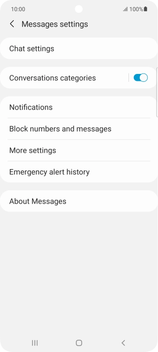 Press More settings.