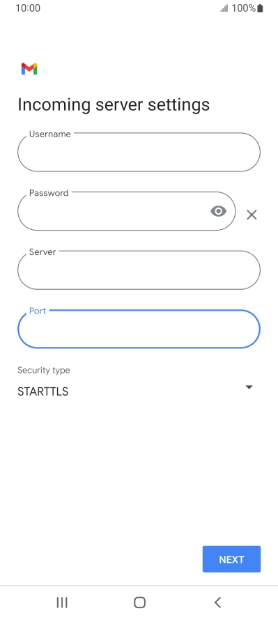 Press the drop down list below 