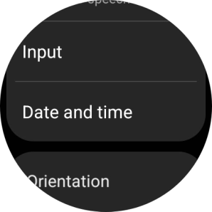 Press Date and time.