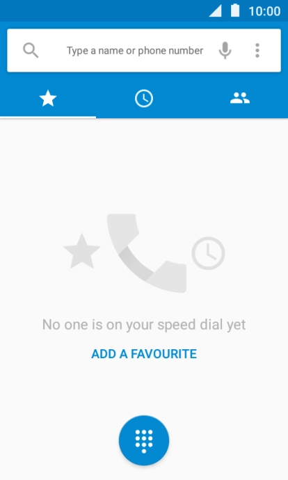 Press the menu icon.