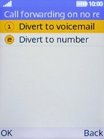 Select Divert to voicemail.