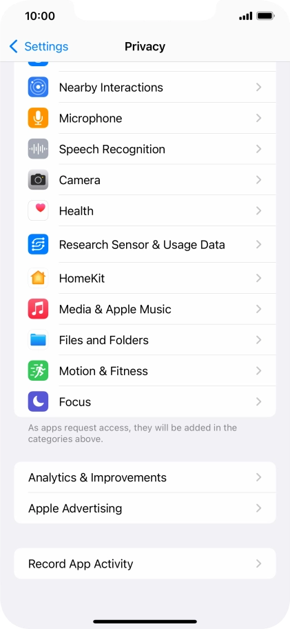 Press Record App Activity.