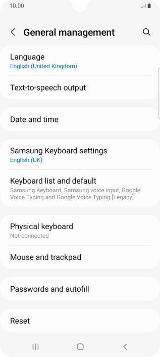 Press Date and time.