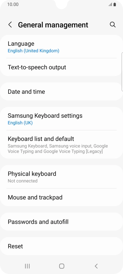 Press Date and time.