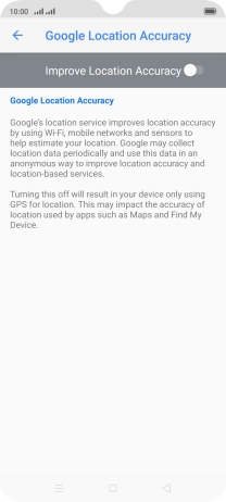 If you press the indicator next to 