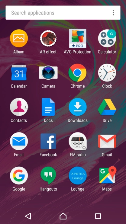 Press Album and go to the required folder.