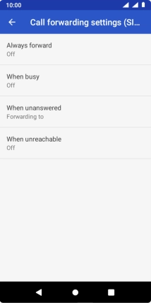 Press the Home key to return to the home screen.