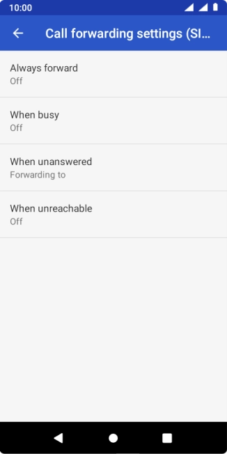 Press the Home key to return to the home screen.