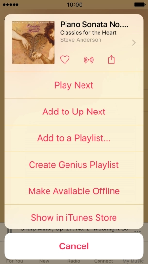 Press the share icon.