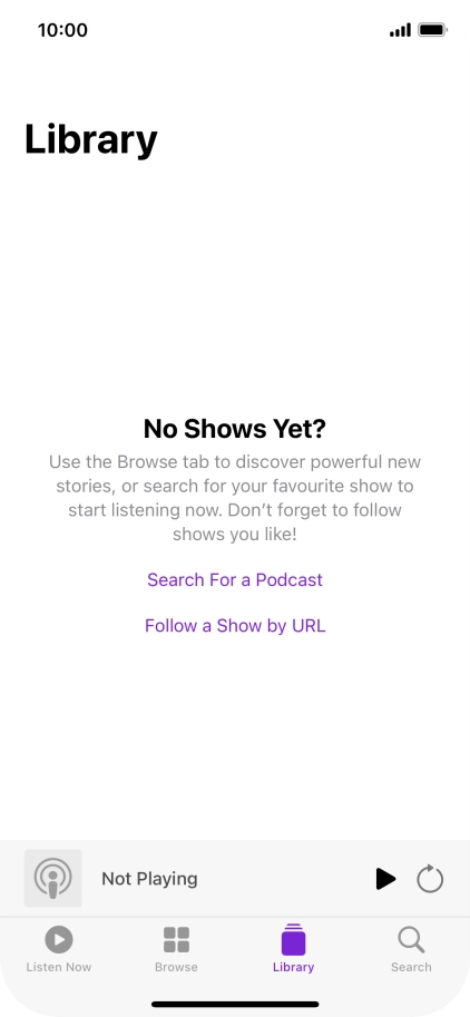 Slide your finger upwards starting from the bottom of the screen to return to the home screen.