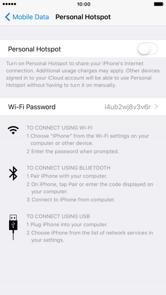 Press the indicator to turn on the function.