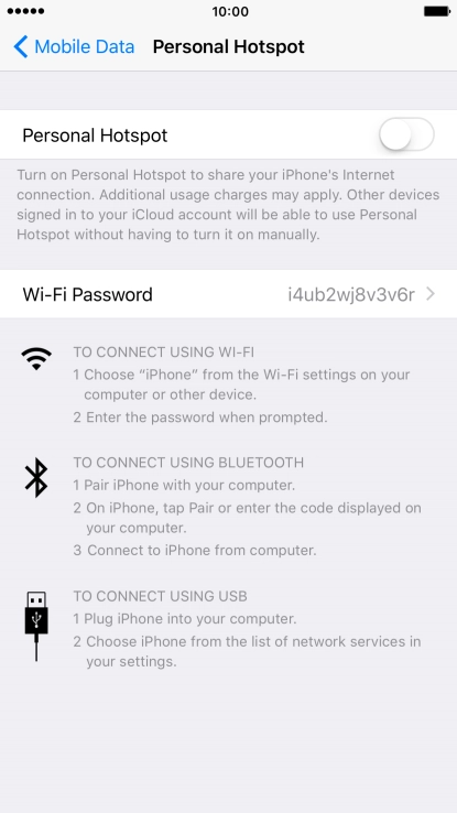 Press the indicator to turn on the function.