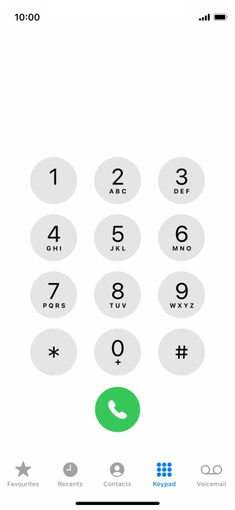 Press Keypad.