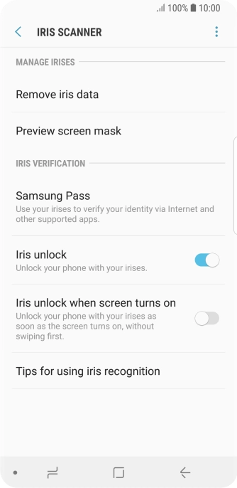 Press the Return key.
