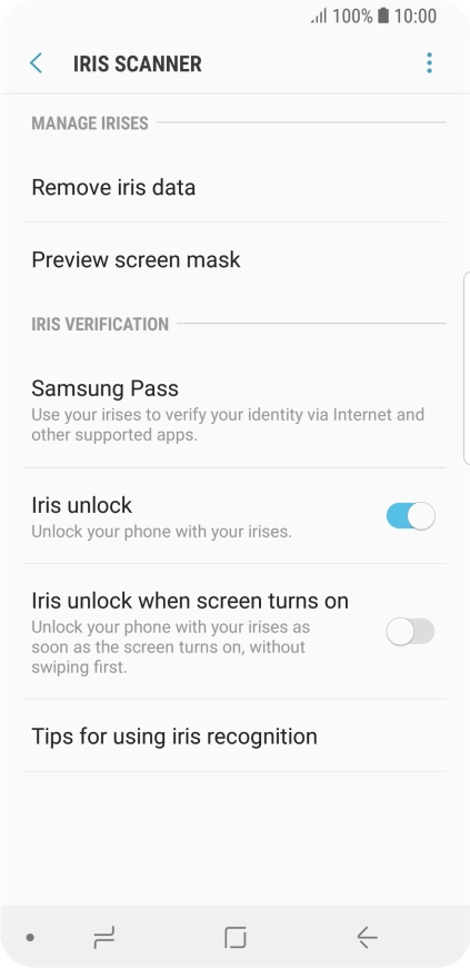 Press the Return key.