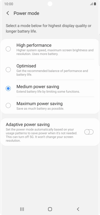 Press the Home key to return to the home screen.