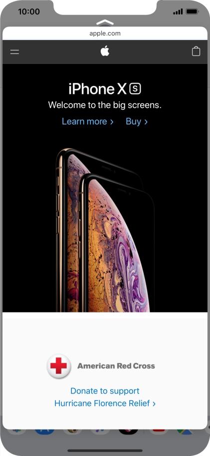 Hard press the screen to see a section of the required content.