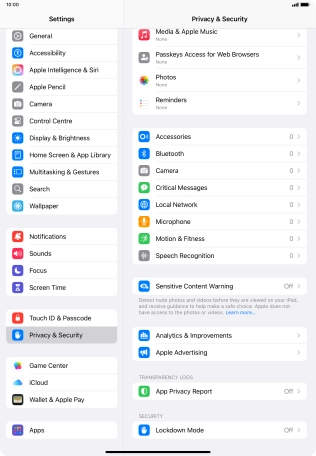 Press App Privacy Report.