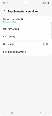 Press Show your caller ID.