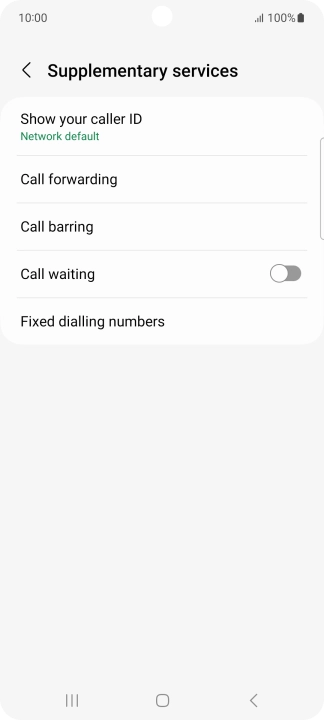 Press Show your caller ID.