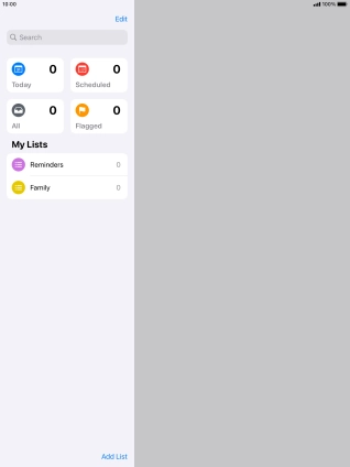 Press the Home key to return to the home screen.