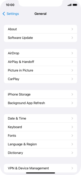 Press Background App Refresh.