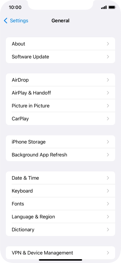 Press Background App Refresh.