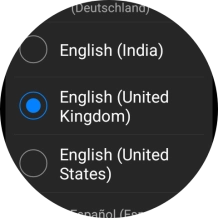 Press the required language.