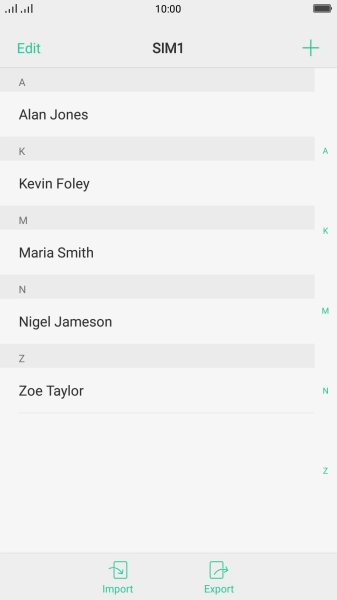 Press the Home key to return to the home screen.