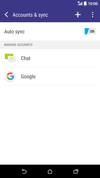 Press the Home key to return to the home screen.
