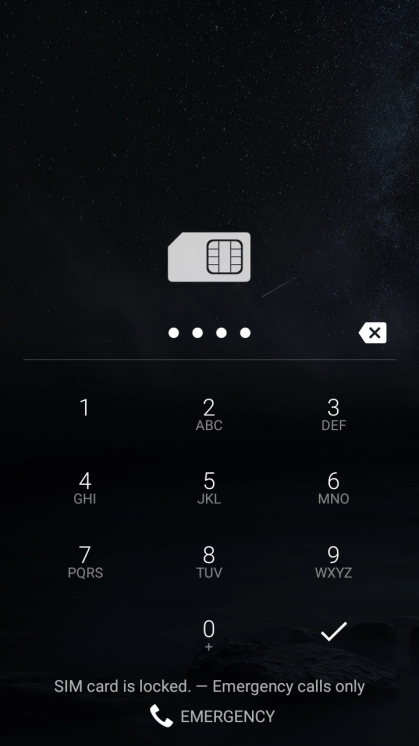 If you're asked to key in your PIN, do so and press the confirm icon.