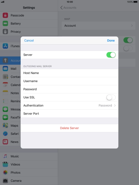 Press Authentication.