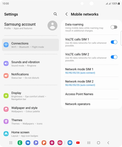 Press Access Point Names.