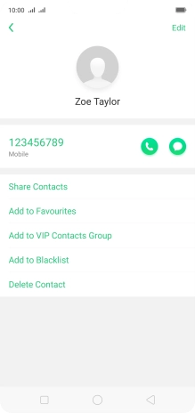 Press the Home key to return to the home screen.