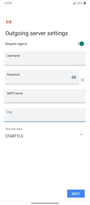 Press the drop down list below 