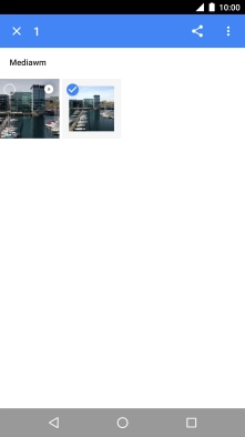 Press the share icon.