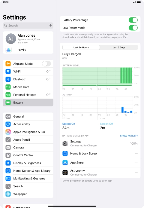 Slide your finger upwards starting from the bottom of the screen to return to the home screen.