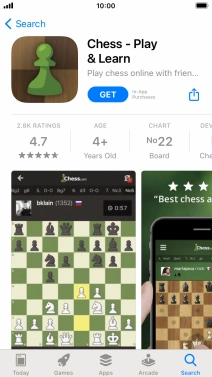 Press GET and follow the instructions on the screen to install the app.