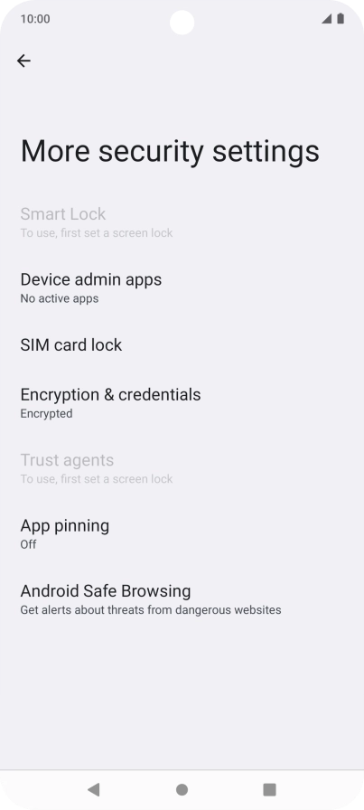 Press SIM card lock.